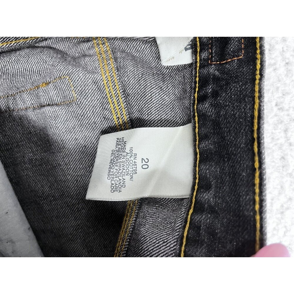 Timberland Jeans Big Boys 20 Relaxed Fit Black Dark Wash Denim High Rise NWT - Picture 10 of 14